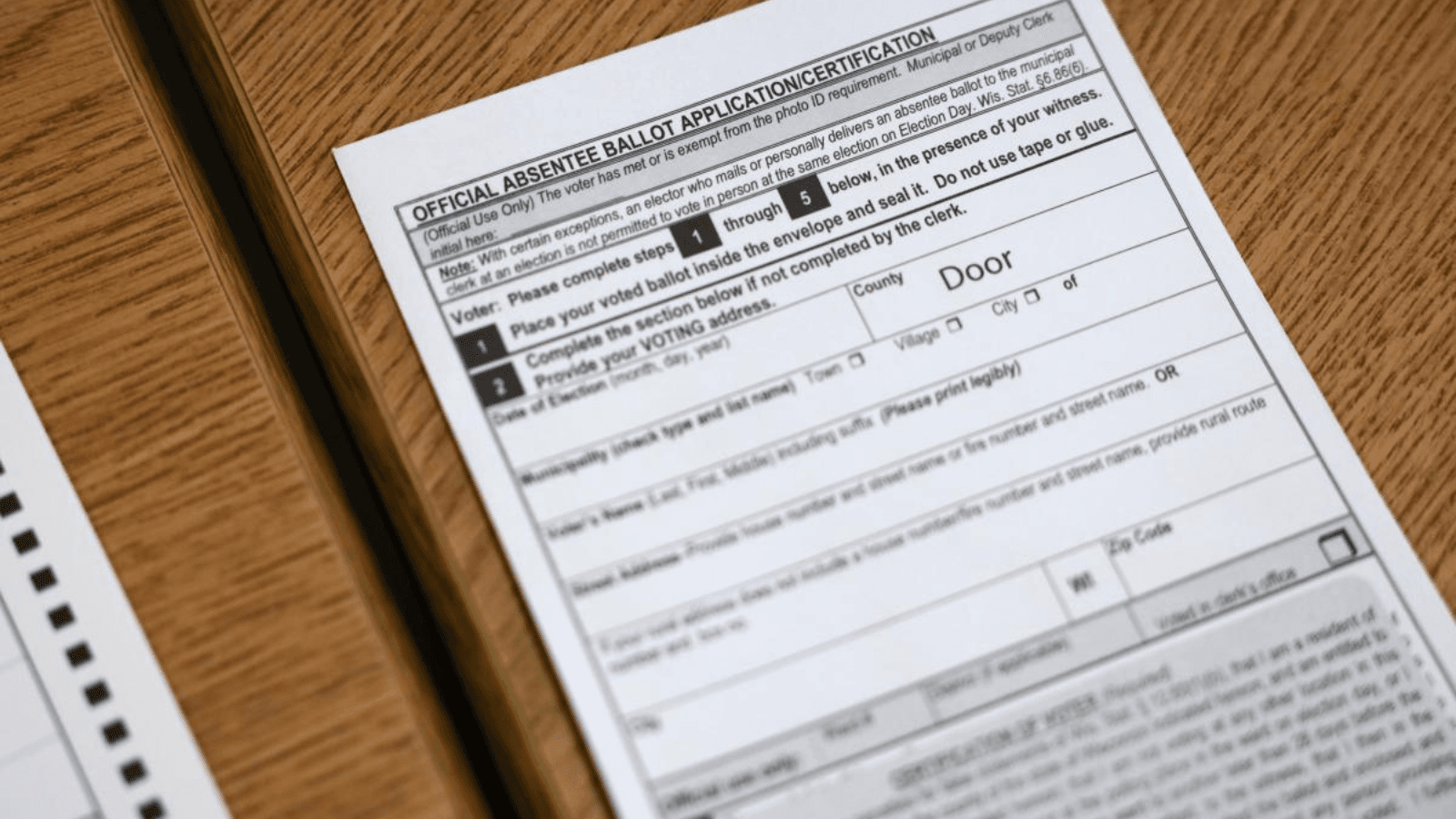 State Legislature seeks to define addresses on absentee ballots